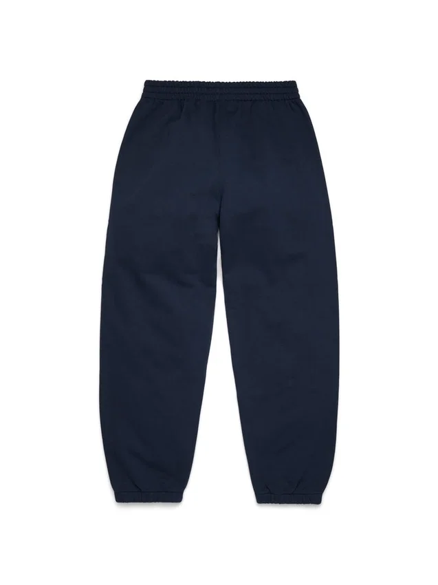 Pantaloni della tuta in ciniglia DT blu