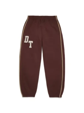 Pantaloni della tuta in DT Chenille marroni