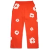 Pantaloni della tuta larghi "Cotton Wreath" arancione scuro