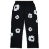 Pantaloni della tuta larghi Cotton Wreath Sweatpant, neri