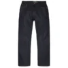 Pantaloni in Denim a gamba dritta con cimosa