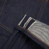 Pantaloni in Denim a gamba dritta con cimosa