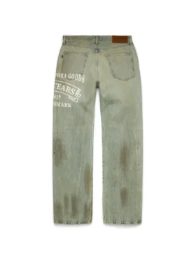 Pantaloni in Denim ADG larghi, lavaggio sporco