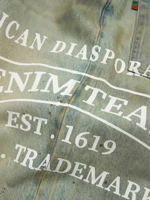 Pantaloni in Denim ADG larghi, lavaggio sporco