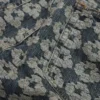 Pantaloni in Denim Baggy Jacquard Wreath