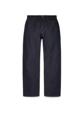 Pantaloni in Denim larghi con cimosa