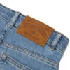 Pantaloni in Denim per bambini con motivo "Cotton Wreath", indaco chiaro