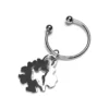 Portachiavi "Cotton Wreath" argento