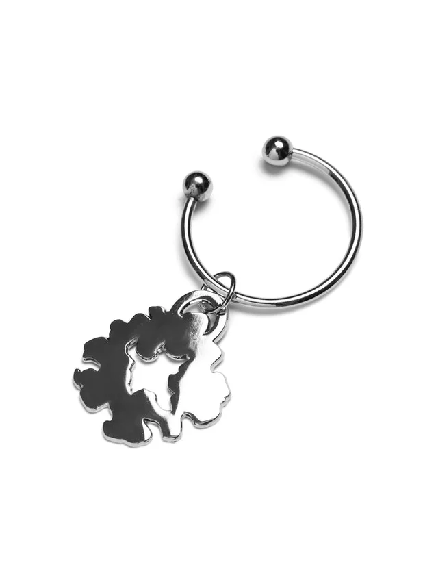 Portachiavi "Cotton Wreath" argento