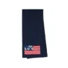 Sciarpa con bandiera panafricana a ghirlanda blu navy