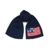 Sciarpa con bandiera panafricana a ghirlanda blu navy